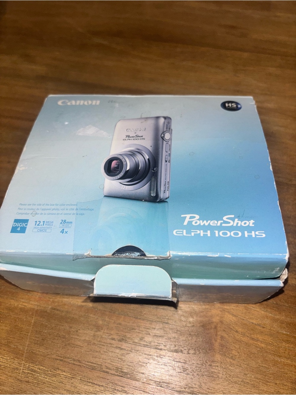 Canon PowerShot ELPH 100 HS Compact Digital Camera - Silver